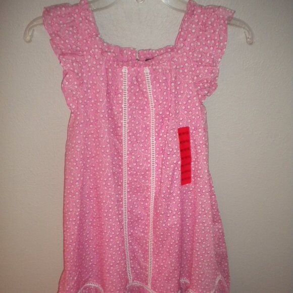 French Connection Girls Size Medium 10/12 Pink Sundress NWT - Picture 2 of 5